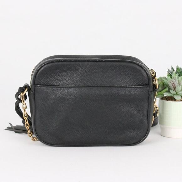 Tory Burch McGraw Black Leather Camera Bag - Picture 4 of 8